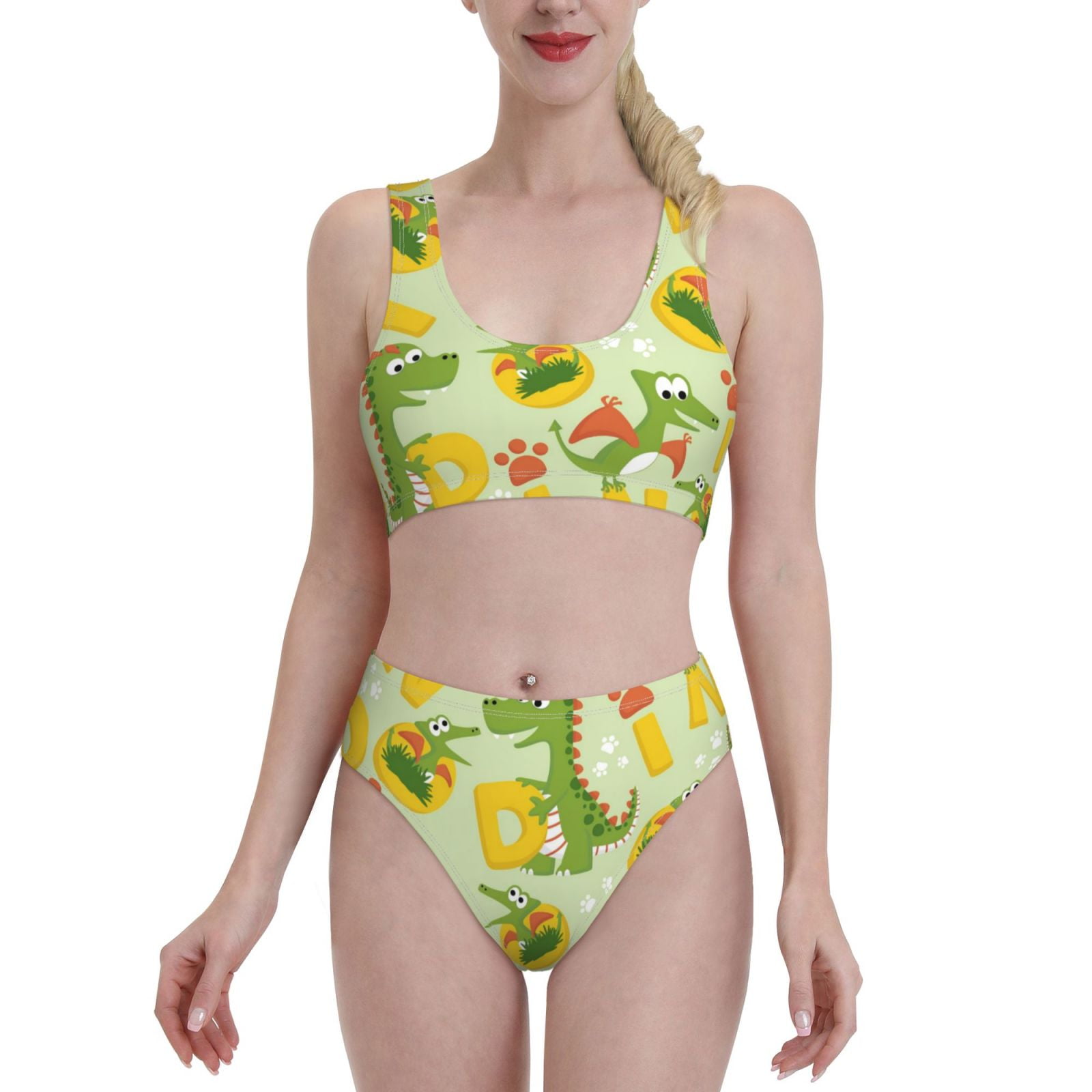 Racer Dino Swimsuit Shortie