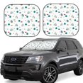 thumbnail image 1 of Daiia Cartoon House Car 2PCS Car Windshield Sun Shade, Foldable Sun Shield for Car Front Window, Auto Sun Blocker Visor Protector Universal for Truck SUV Pickup-Large, 1 of 7