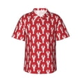 thumbnail image 1 of Daiia Cartoon Lobster Hawaiian Shirt for Men Gentle Cotton Regular Short Sleeve Casual-3X-Large, 1 of 9