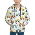 thumbnail image 1 of Daiia Cartoon Monster Trucks for Boys Fashion Hoodies & Sweatshirts with Kangaroo Pocket,Hooded Sweatshirt for Kid, Breathable& Moisture Wicking-Small, 1 of 6