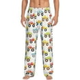 thumbnail image 1 of Daiia Cartoon Monster Trucks Men's Sleep Pant with Pockets and Drawstring,Pajama Pants-XX-Large, 1 of 9