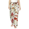 thumbnail image 1 of Daiia Cartoon Mushrooms Women's Sleep Pant with Pockets and Drawstring,Pajama Pants-Large, 1 of 9