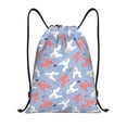 thumbnail image 1 of Daiia Cartoon Poodle Dog Pattern Drawstring Backpack, Gym Bag, Lightweight Backpack, Water-Resistant Bag Travel Sports Backpack, Fitness Bag, Yoga Bag-Medium, 1 of 6