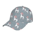 thumbnail image 1 of Daiia Cartoon Poodle Dog print Baseball Cap Men Women Golf Dad Hat Adjustable Original Classic Low Profile Hat Unconstructed Plain Cap, 1 of 9