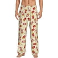 thumbnail image 1 of Daiia Cartoon Popcorn Men's Sleep Pant with Pockets and Drawstring,Pajama Pants-Small, 1 of 9