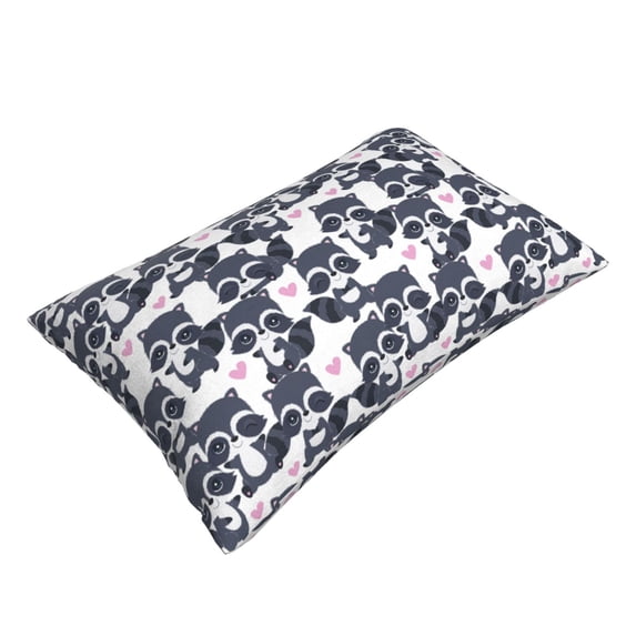 Daiia Cartoon Raccoon Bedding Waterproof Pillow Protector Zippered Queen – Bed Bug Proof Pillow Encasement-20"x30"
