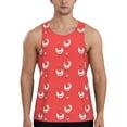 thumbnail image 1 of Daiia Cartoon Rooster Printed Men's Quick Dry Fit Muscle Tank Top Slim-Fit Tank Workout Tank Top Lightweight Sports Tank Top-X-Large, 1 of 7
