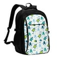 thumbnail image 1 of Daiia Cartoon Sea Creatures Pattern USB Charging Backpack for Men and Women, Anti-Theft Backpack,Travel Backpack,School Backpack,College Backpack,Laptop Backpack, 1 of 7