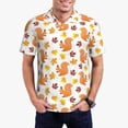 thumbnail image 1 of Daiia Cartoon Squirrel Pattern Men’s Polo Shirts,Solid Deck Shirt,Classic Fit, Breathable Cotton Polo for Casual and Sport Wear-4X-Large, 1 of 7