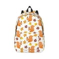 thumbnail image 1 of Daiia Cartoon Squirrel Vintage Canvas Backpack for Men and Women ,Hiking Backpack,Travel Laptop Bag for School,Large Capacity Backpack, 1 of 8