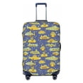 thumbnail image 1 of Daiia Cartoon Submarines Luggage Cover, Thickened Washable Travel Luggage Covers, Elastic Unique Baggage Covers for 18-20 inch Luggage-Large, 1 of 9