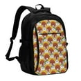 thumbnail image 1 of Daiia Cartoon Sunflowers Pattern USB Charging Backpack for Men and Women, Anti-Theft Backpack,Travel Backpack,School Backpack,College Backpack,Laptop Backpack, 1 of 7