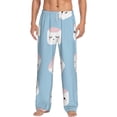 thumbnail image 1 of Daiia Cartoon Sushi Men's Sleep Pant with Pockets and Drawstring,Pajama Pants-Small, 1 of 9