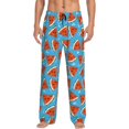 thumbnail image 1 of Daiia Cartoon Watermelon Men's Sleep Pant with Pockets and Drawstring,Pajama Pants-X-Large, 1 of 9