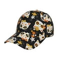 thumbnail image 1 of Daiia Cat Skulls And Flowers Baseball Cap Men Women Classic Adjustable For Running Workout And Outdoor Activitie All Season Dad Hat Gift, 1 of 9