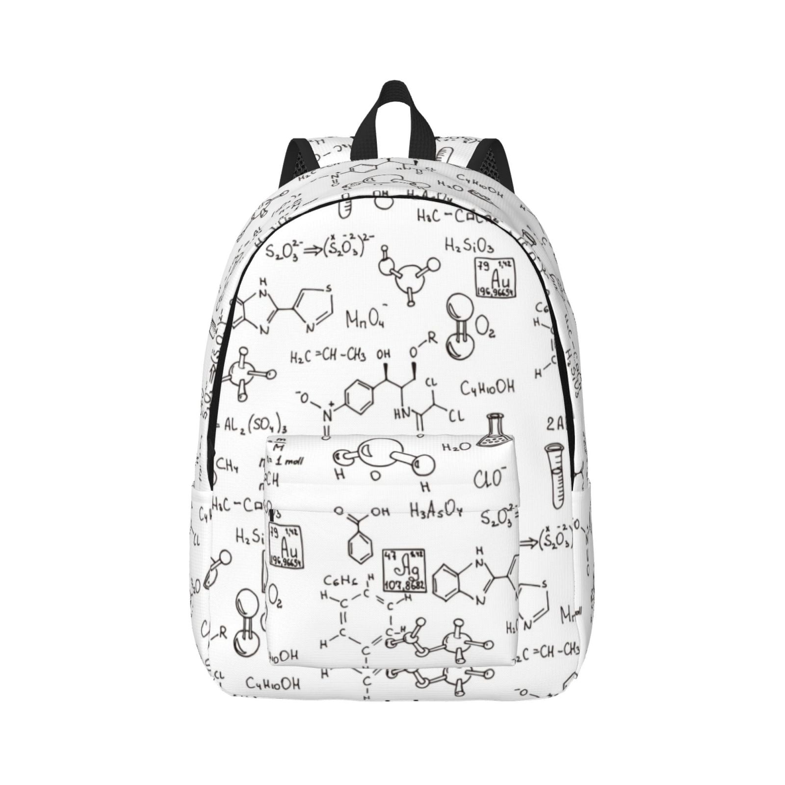 Daiia Chemical Formulas Vintage Canvas Backpack for Men and Women ...