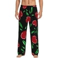 thumbnail image 1 of Daiia Cherry Men's Sleep Pant with Pockets and Drawstring,Pajama Pants-Medium, 1 of 9