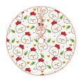 thumbnail image 1 of Daiia Chicken And Plant Drawing Merry Christmas Tree Skirt , Xmas Large Lace-up Tree Skirt, Santa Snowflakes Rustic Home Decorations New Year Party Farmhouse Decor-48", 1 of 6