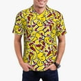 thumbnail image 1 of Daiia Chicken Cartoon Pattern Men’s Polo Shirts,Solid Deck Shirt,Classic Fit, Breathable Cotton Polo for Casual and Sport Wear-XX-Large, 1 of 7