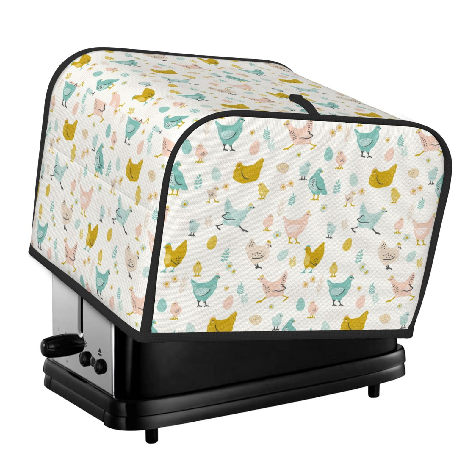 Daiia Chicken Pattern 4 slice Toaster Cover, Toaster Appliance Dust