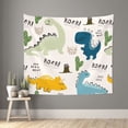 thumbnail image 1 of Daiia Childish Dinosaur Pattern Tapestry 60x51 Inches Wall Hanging Tapestry Artistic Wall Hanging Bedroom Wall Decor Living Room Tapestry Dorm Room Decor, 1 of 9