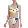 thumbnail image 1 of Daiia Childish Dinosaur printed 2 piece Swimsuit Bikinis for Women High Waisted Racerback Bathing Suits Summer Tummy Control Scoop Neck Swimwear-XX-Large, 1 of 8