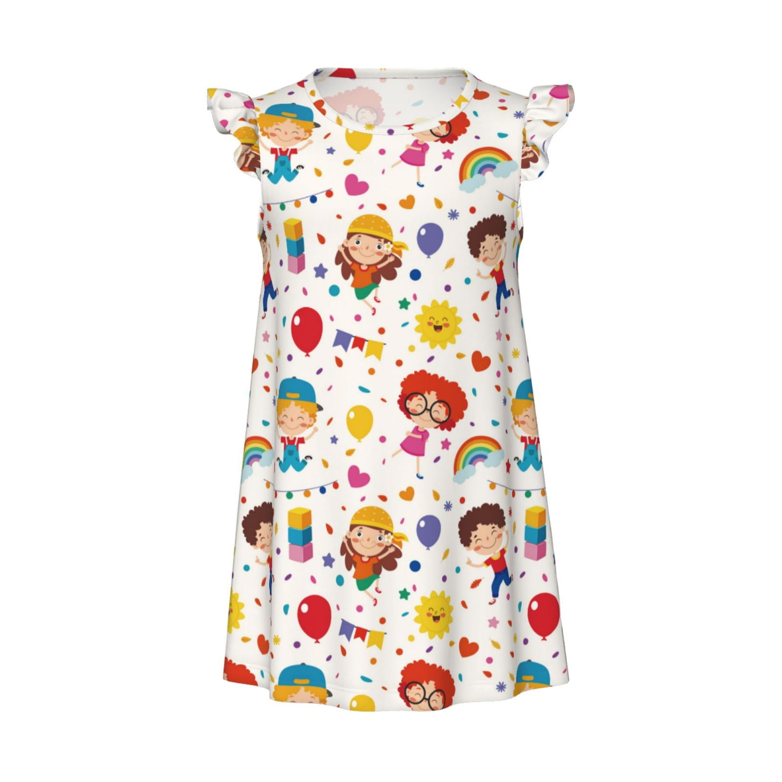 Daiia Childrens Party Girls Nightgowns, Unicorn Nightgown Princess ...