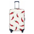 thumbnail image 1 of Daiia Chili Luggage Cover, Thickened Washable Travel Luggage Covers, Elastic Unique Baggage Covers for 18-20 inch Luggage-Medium, 1 of 9