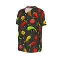 thumbnail image 1 of Daiia Chili2 Mens Baseball Jersey Button Down Shirts Short Sleeve Sports Uniforms-XX-Large, 1 of 9