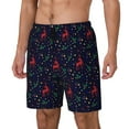 thumbnail image 1 of Daiia Christmas Deer Mens Swim Trunks Swim Shorts Quick Dry Swim Shorts with Mesh Lining Pockets-Large, 1 of 9