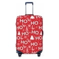 thumbnail image 1 of Daiia Christmas Hohoho Luggage Cover, Thickened Washable Travel Luggage Covers, Elastic Unique Baggage Covers for 18-20 inch Luggage-Small, 1 of 9