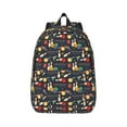 thumbnail image 1 of Daiia Christmas Holiday Bowling Vintage Canvas Backpack for Men and Women ,Hiking Backpack,Travel Laptop Bag for School,Large Capacity Backpack-Medium, 1 of 8