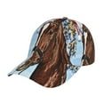 thumbnail image 1 of Daiia Christmas Horse print Baseball Cap Men Women Golf Dad Hat Adjustable Original Classic Low Profile Hat Unconstructed Plain Cap, 1 of 9