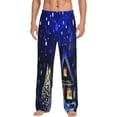 thumbnail image 1 of Daiia Christmas Night Men's Sleep Pant with Pockets and Drawstring,Pajama Pants-XX-Large, 1 of 9