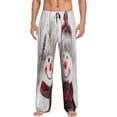 thumbnail image 1 of Daiia Christmas Snowman With Hat Men's Sleep Pant with Pockets and Drawstring,Pajama Pants-Large, 1 of 9