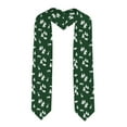 thumbnail image 1 of Daiia Christmas tree green plaid Pattern Graduation Shawl Stole – Satin Graduation Stole Academic Stole Non-Slip Design-Sharp Corner, 1 of 7