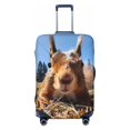 thumbnail image 1 of Daiia Close-Up Curious Squirrel Luggage Cover, Thickened Washable Travel Luggage Covers, Elastic Unique Baggage Covers for 18-20 inch Luggage-Medium, 1 of 9