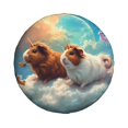thumbnail image 1 of Daiia Cloud Guinea Pig Tire Covers , Travel Trailer Camper Truck SUV Motorhome Waterproof Wheel Cover, Sun Rain Snow Protector-17 inch, 1 of 8