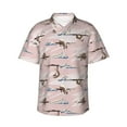 thumbnail image 1 of Daiia Cloud Sloth Hawaiian Shirt for Men Gentle Cotton Regular Short Sleeve Casual-Small, 1 of 9