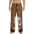 thumbnail image 1 of Daiia Coffee Cafe Cup Men's Sleep Pant with Pockets and Drawstring,Pajama Pants-Small, 1 of 9