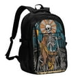 thumbnail image 1 of Daiia Coffee-Drinking Skull Pattern USB Charging Backpack for Men and Women, Anti-Theft Backpack,Travel Backpack,School Backpack,College Backpack,Laptop Backpack, 1 of 7