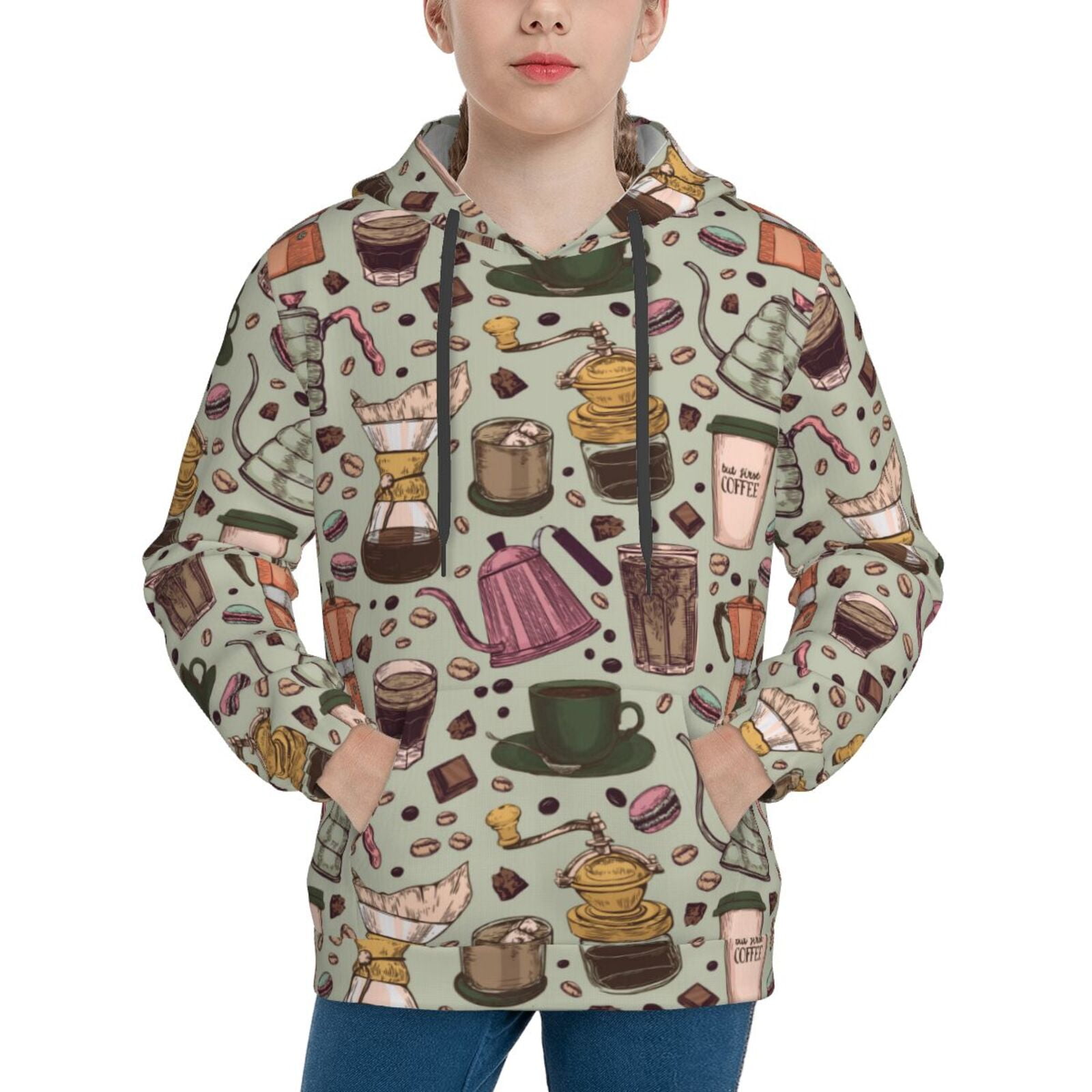 Daiia Coffee pots cup for Boys Fashion Hoodies & Sweatshirts with ...