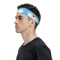 thumbnail image 1 of Daiia Collie in Bathtub printed Men's Performance Headband,Sports Headbands,Moisture Wicking Workout Headband, 1 of 9