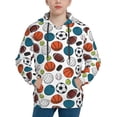 thumbnail image 1 of Daiia Color Balls for Boys Fashion Hoodies & Sweatshirts with Kangaroo Pocket,Hooded Sweatshirt for Kid, Breathable& Moisture Wicking-X-Large, 1 of 6