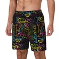 thumbnail image 1 of Daiia Color Summer Mens Swim Trunks Swim Shorts Quick Dry Swim Shorts with Mesh Lining Pockets-3X-Large, 1 of 9