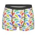 thumbnail image 1 of Daiia Colored Armadillos Men's Underwear Boxer Briefs, Cotton Stretch Moisture-Wicking Underwear-Small, 1 of 9