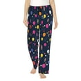 thumbnail image 1 of Daiia Colored Balloons Women's Sleep Pant with Pockets and Drawstring,Pajama Pants-X-Large, 1 of 9