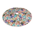 thumbnail image 1 of Daiia Colored Casino Chips Drawing Merry Christmas Tree Skirt , Xmas Large Lace-up Tree Skirt, Santa Snowflakes Rustic Home Decorations New Year Party Farmhouse Decor-30", 1 of 7