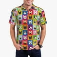 thumbnail image 1 of Daiia Colorful Bulldog Pattern Men’s Polo Shirts,Solid Deck Shirt,Classic Fit, Breathable Cotton Polo for Casual and Sport Wear-XX-Large, 1 of 9