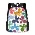 thumbnail image 1 of Daiia Colorful Butterflies Backpack for Men and Women -Durable Backpack Large Capacity, Water-Resistant Bag with Adjustable Straps and Laptop Compartment, 1 of 9